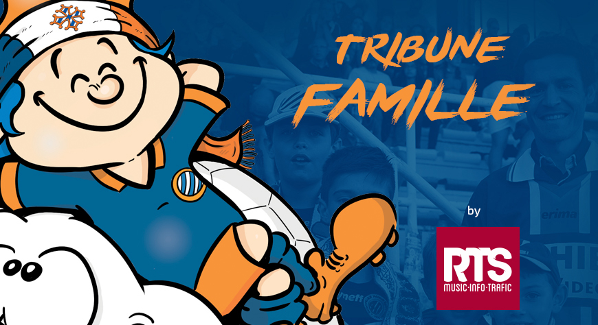La Tribune famille au Stade de La Mosson !