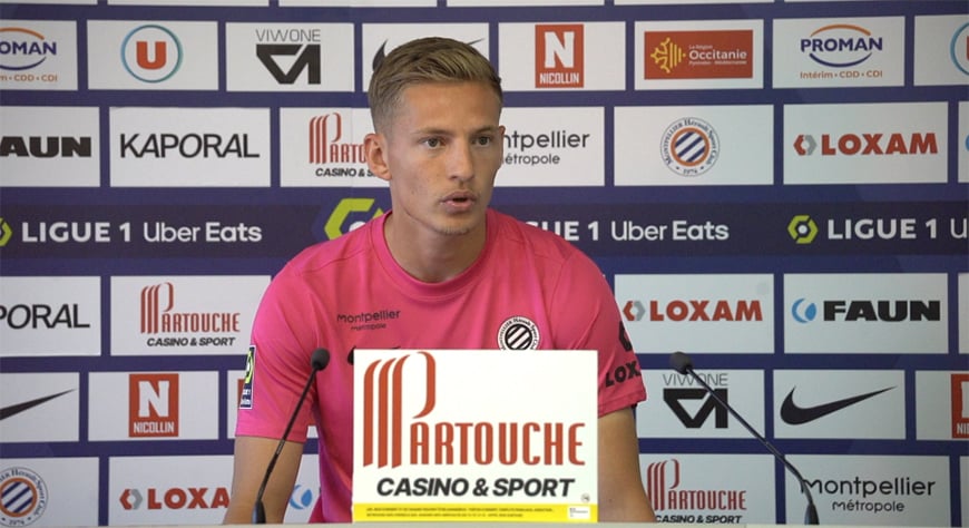 Point presse : Bećir Omeragić avant MHSC vs CF63