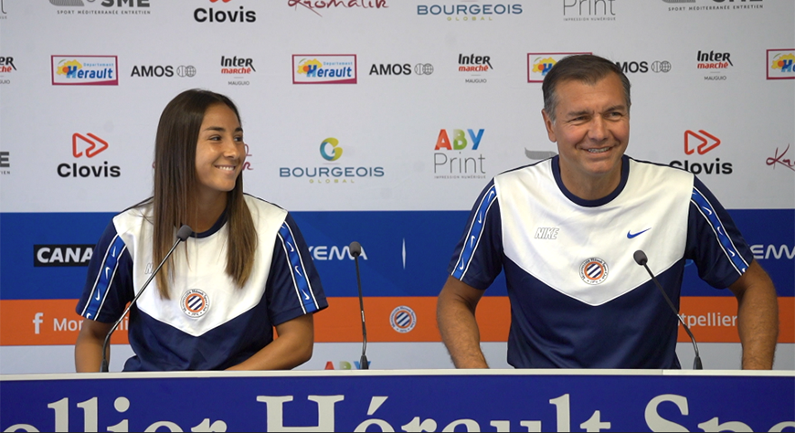 Point presse : Yannick Chandioux et Sonia Ouchène avant MHSC vs DFCO