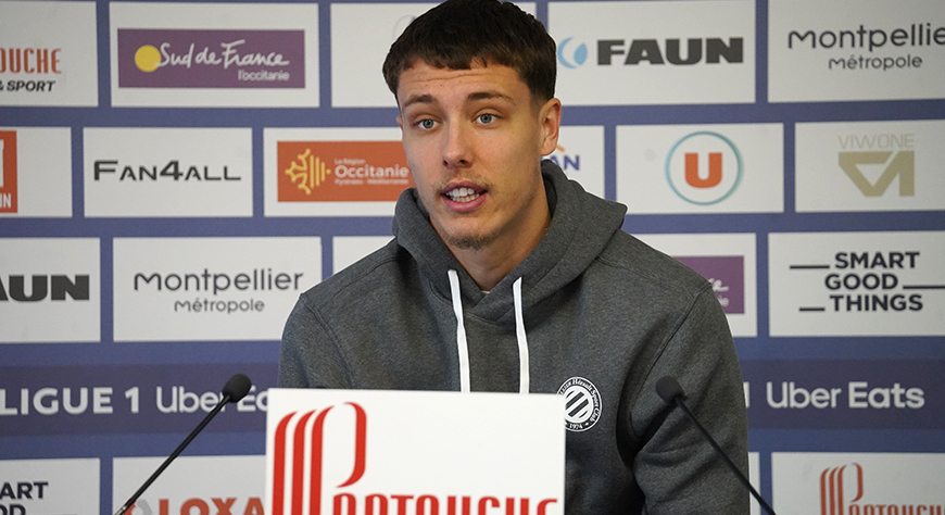 Point presse : Maxime Esteve avant AJ Auxerre vs MHSC