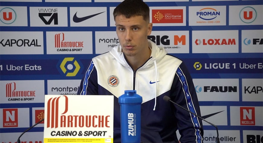Point presse : Maxime Esteve avant MHSC vs RC Lens