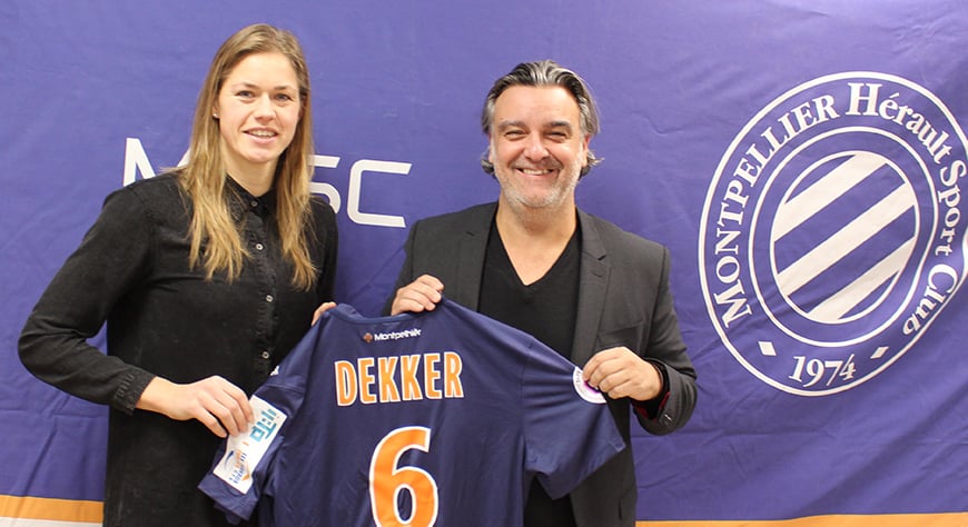 Anouk Dekker officiellement Montpelliéraine