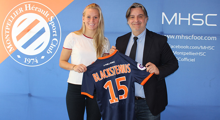 Stina Blackstenius est Montpelliéraine !