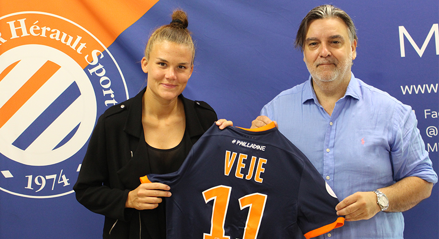 Katrine Veje première recrue estivale de l&rsquo;équipe Féminine du MHSC
