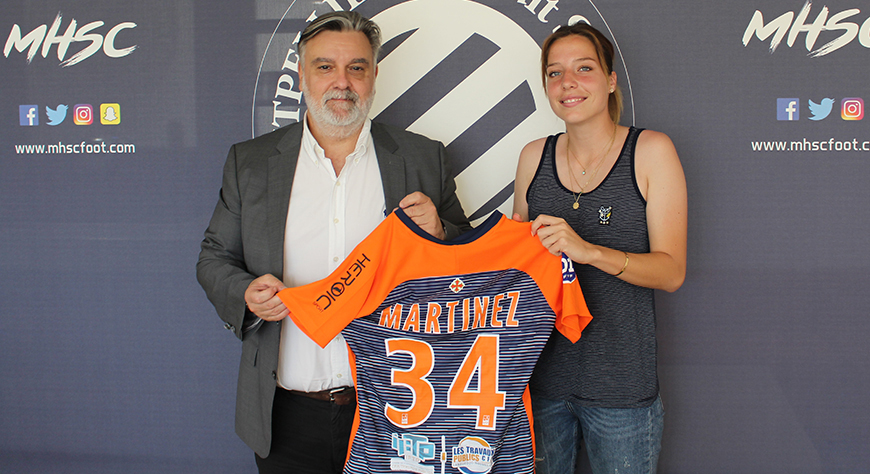 Lisa Martinez signe son 1er contrat professionnel avec le MHSC