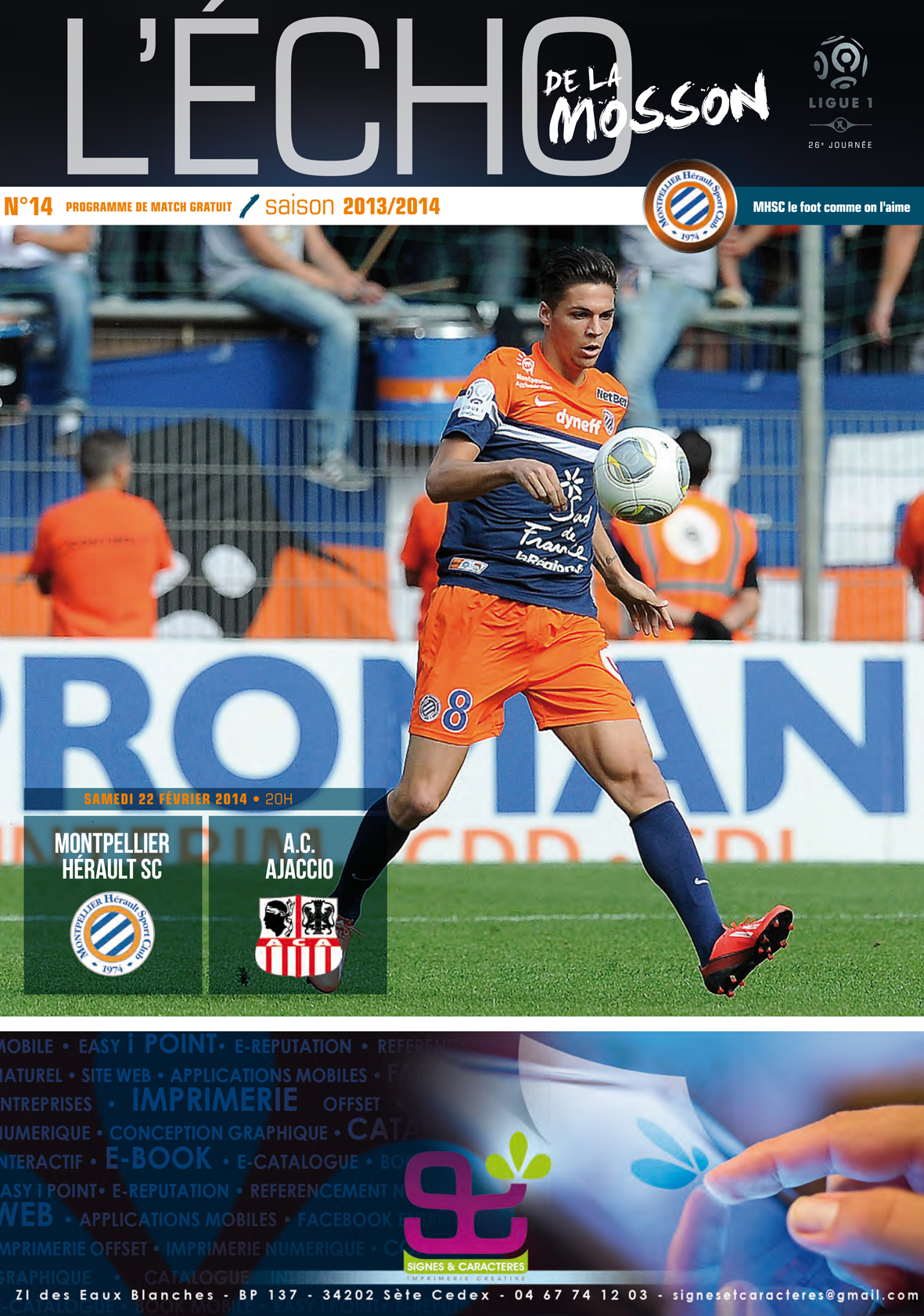N°14 MHSC - AC Ajaccio