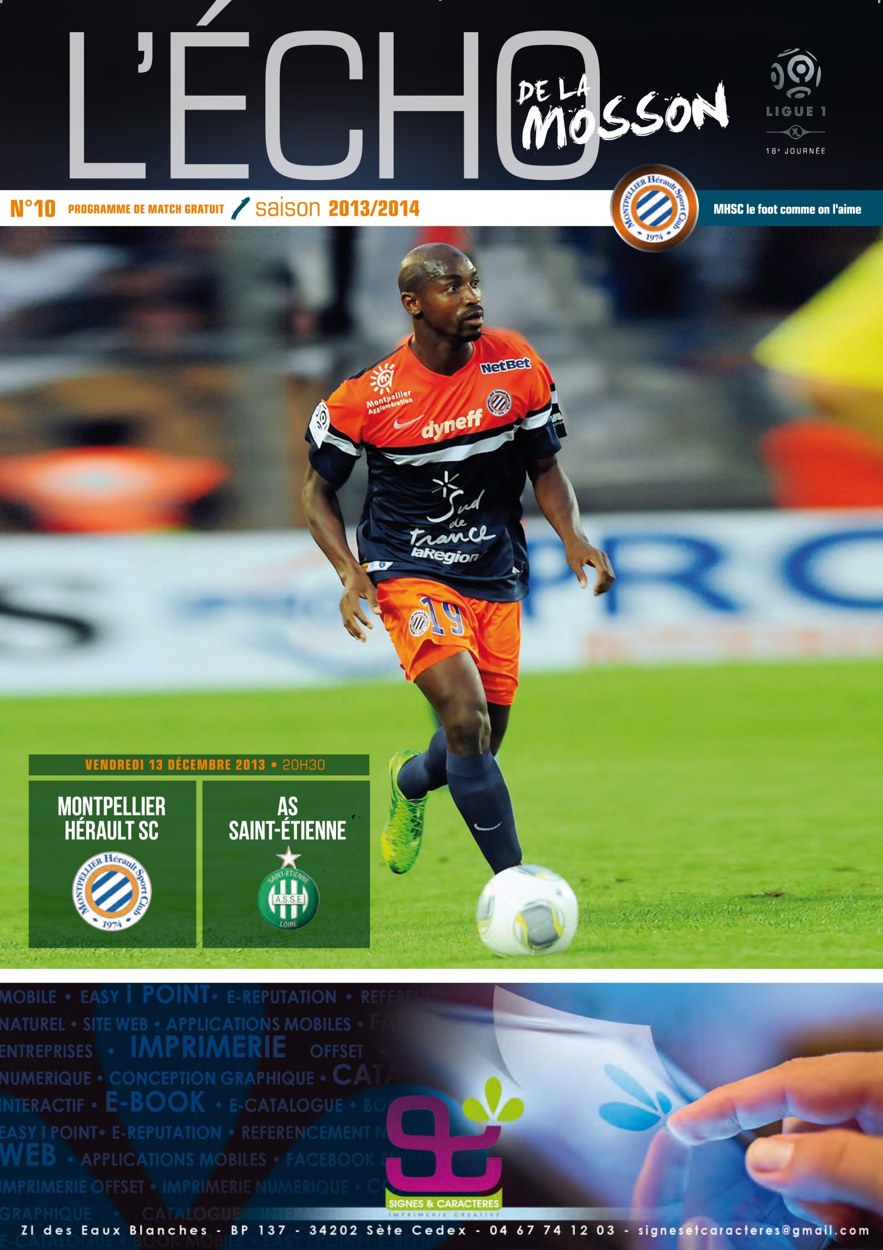 N°10 MHSC - As Saint Etienne
