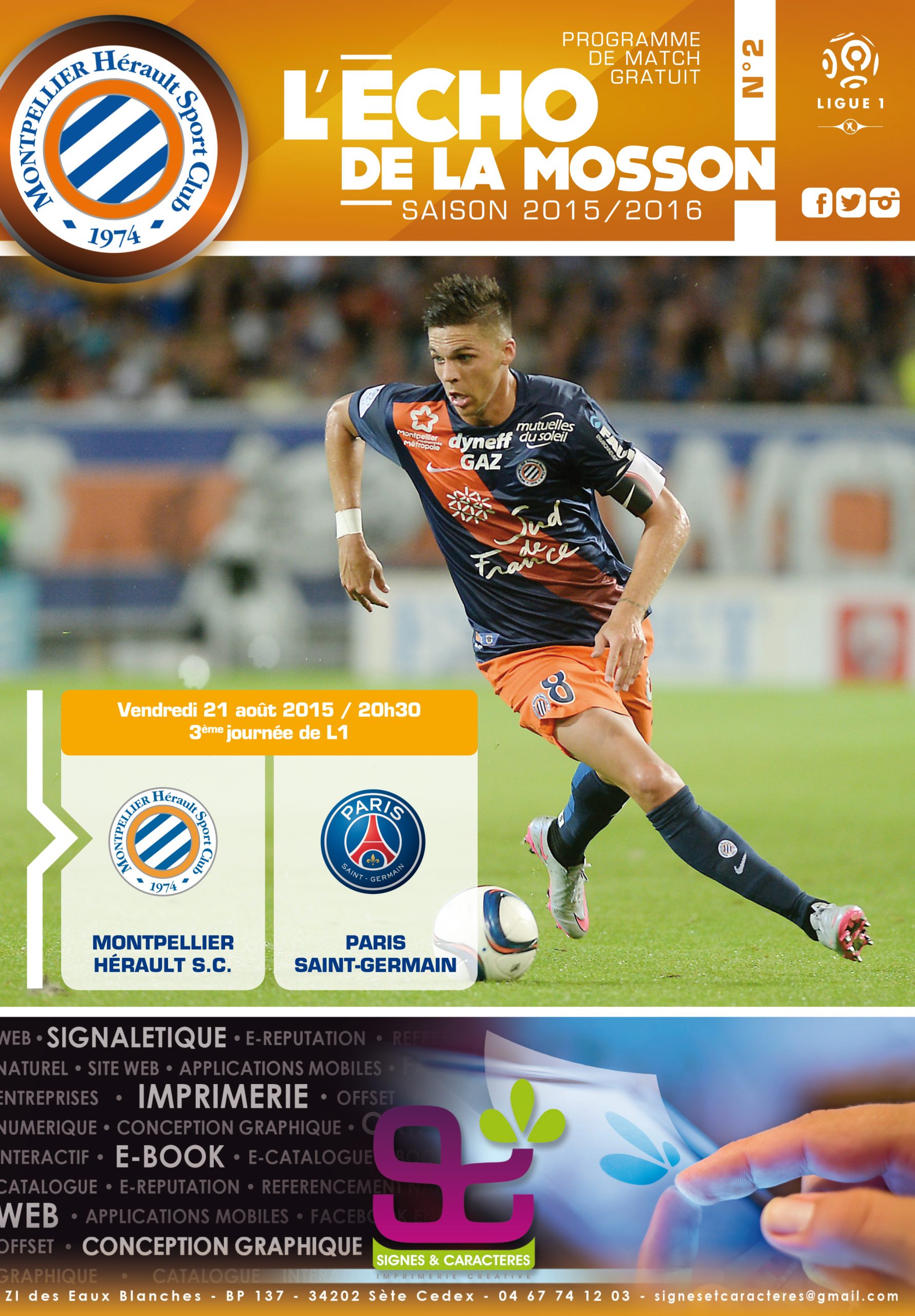 N°2 MHSC - PSG
