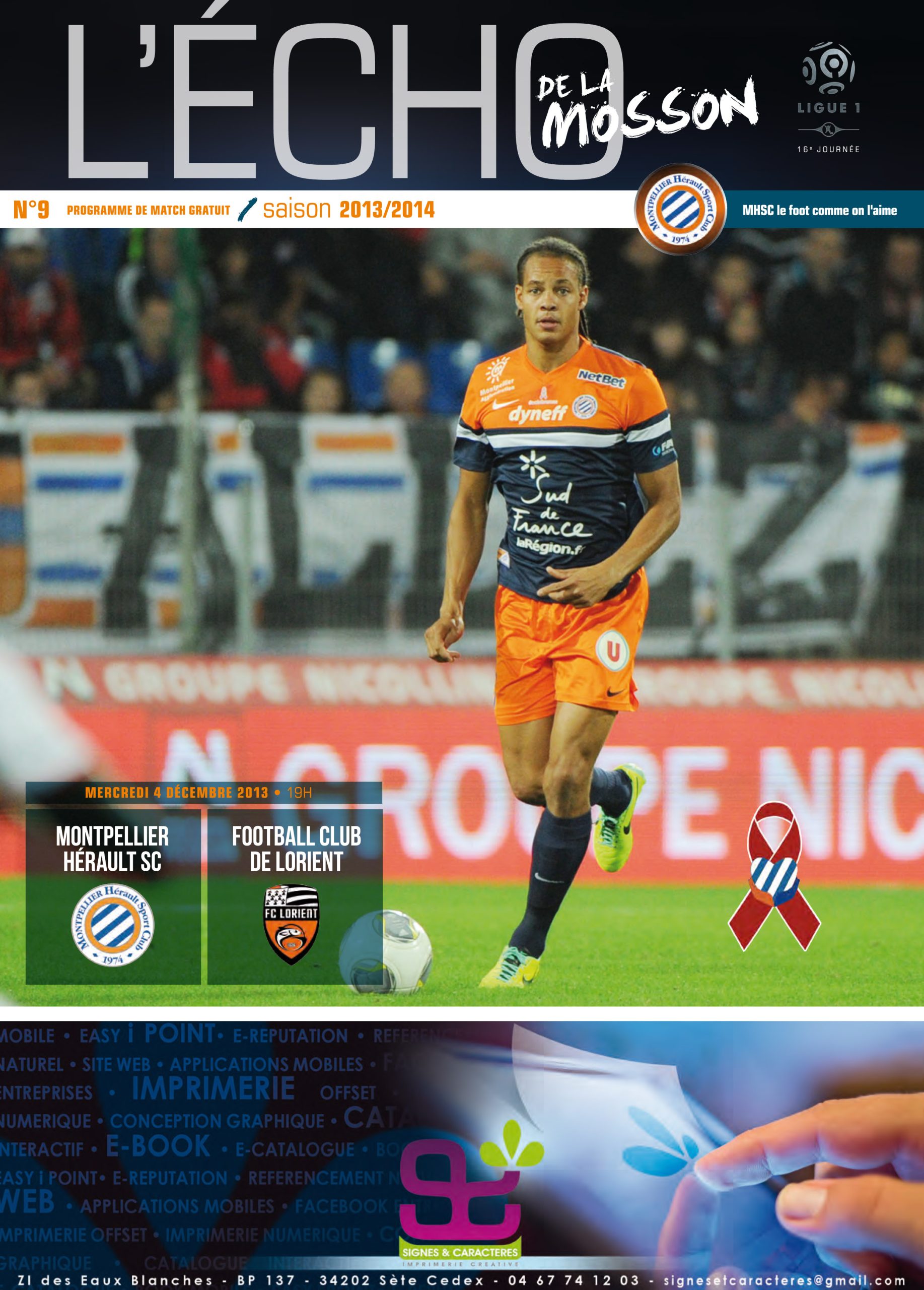 N°9 : MHSC - Lorient