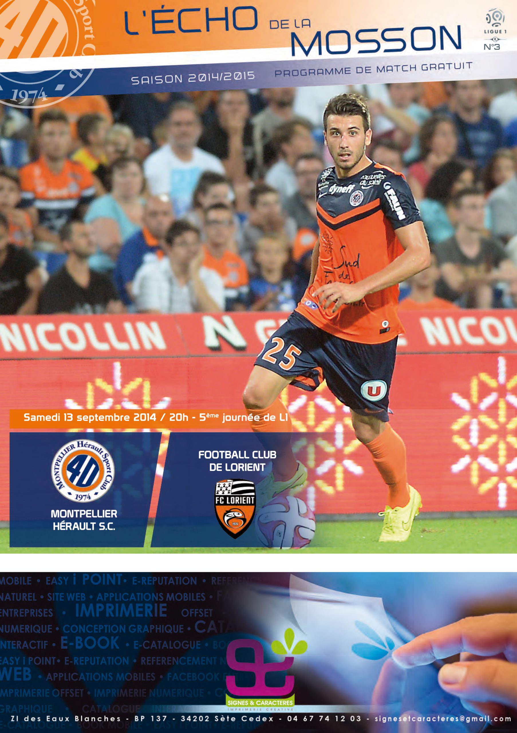 N°3 MHSC - FC Lorient