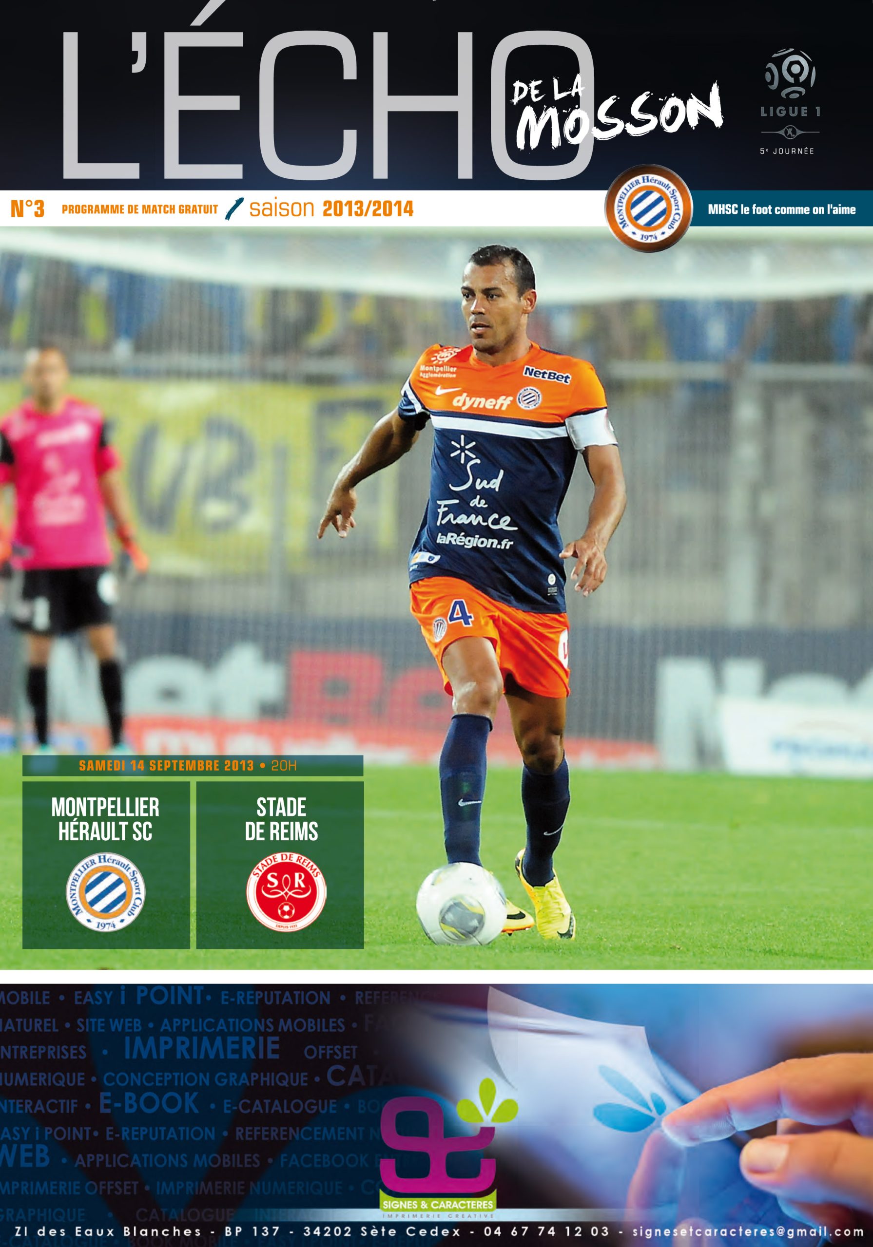 N°3 : MHSC - Reims