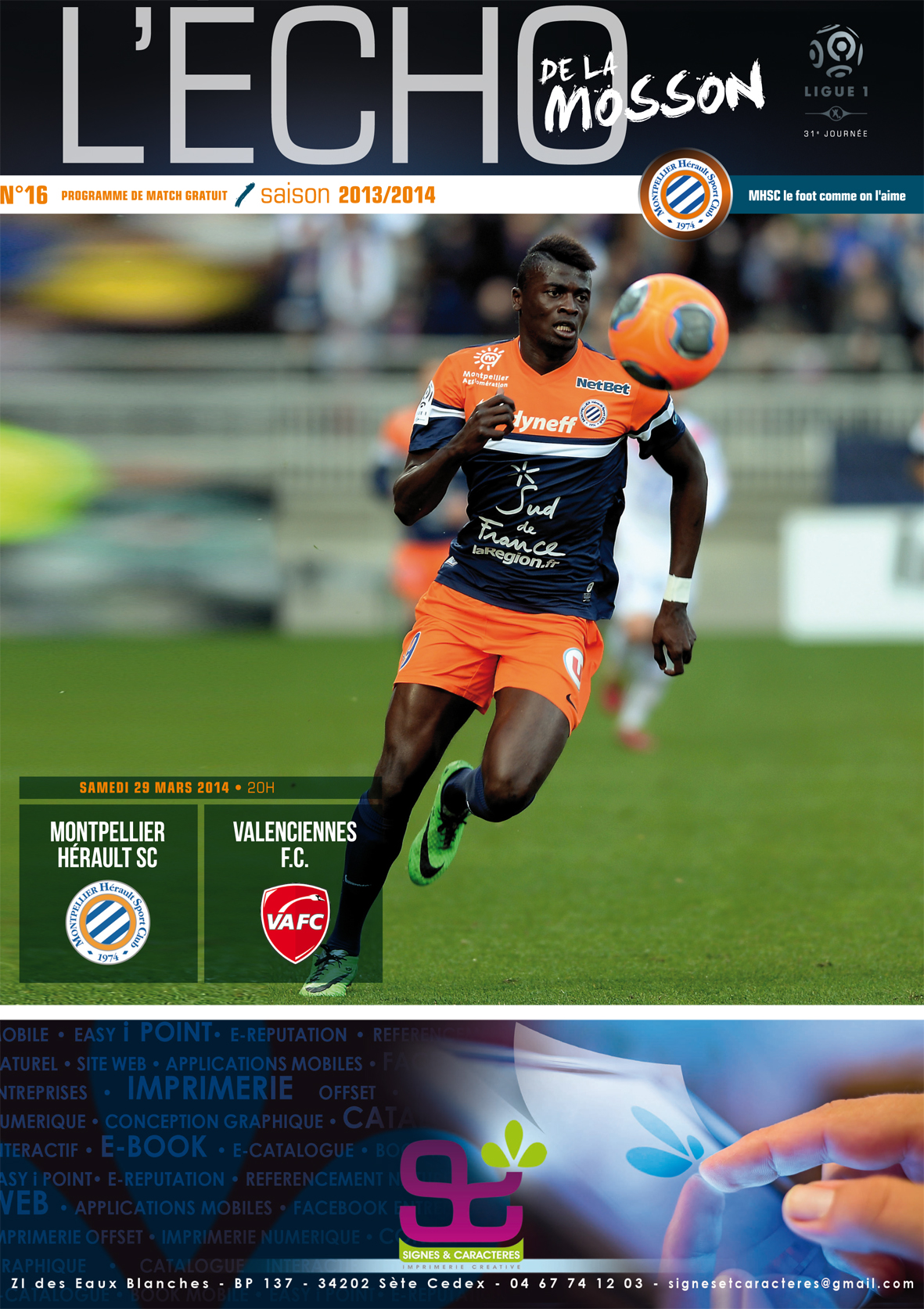 N°16 MHSC - Valenciennes