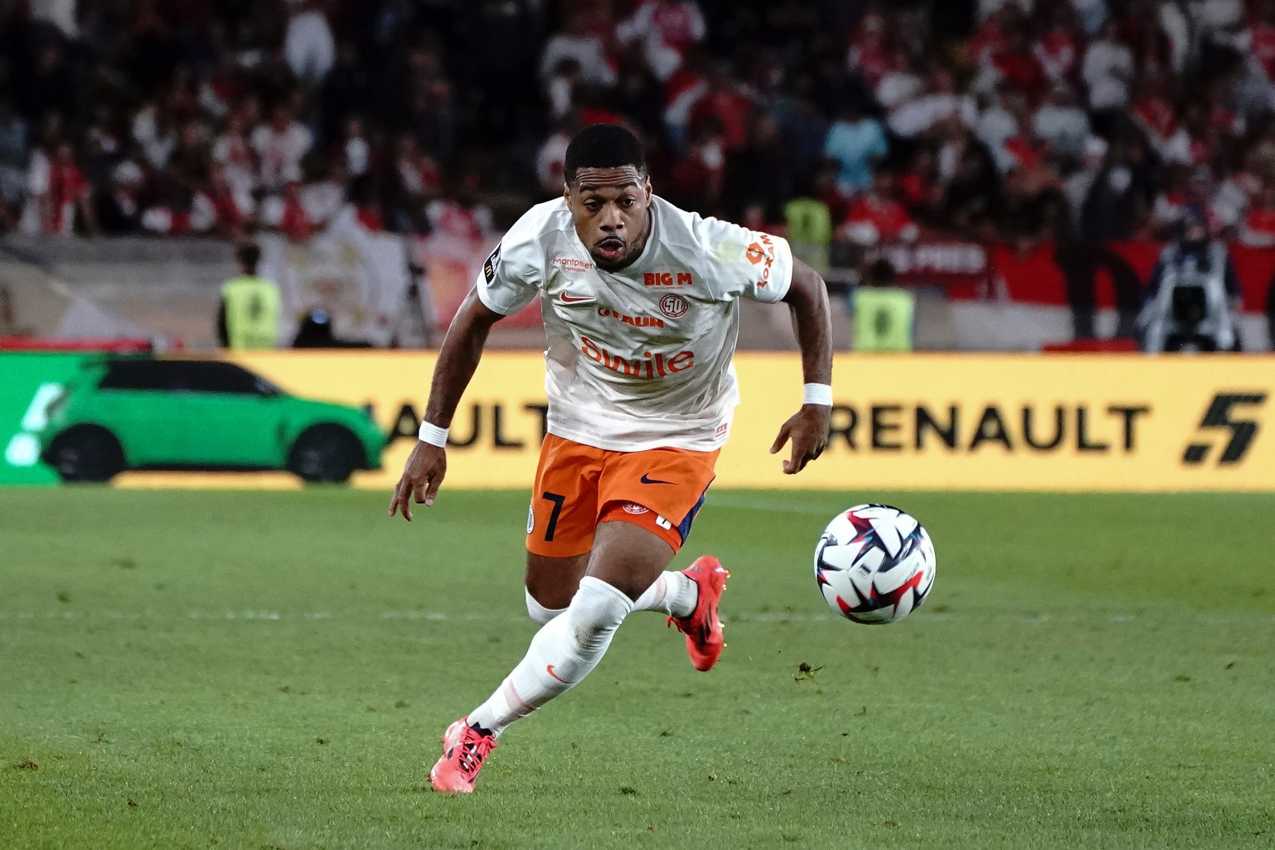FOOTBALL : AS Monaco Vs Montpellier HSC Ligue 1 MacDonald’s Monaco 28/09/2024