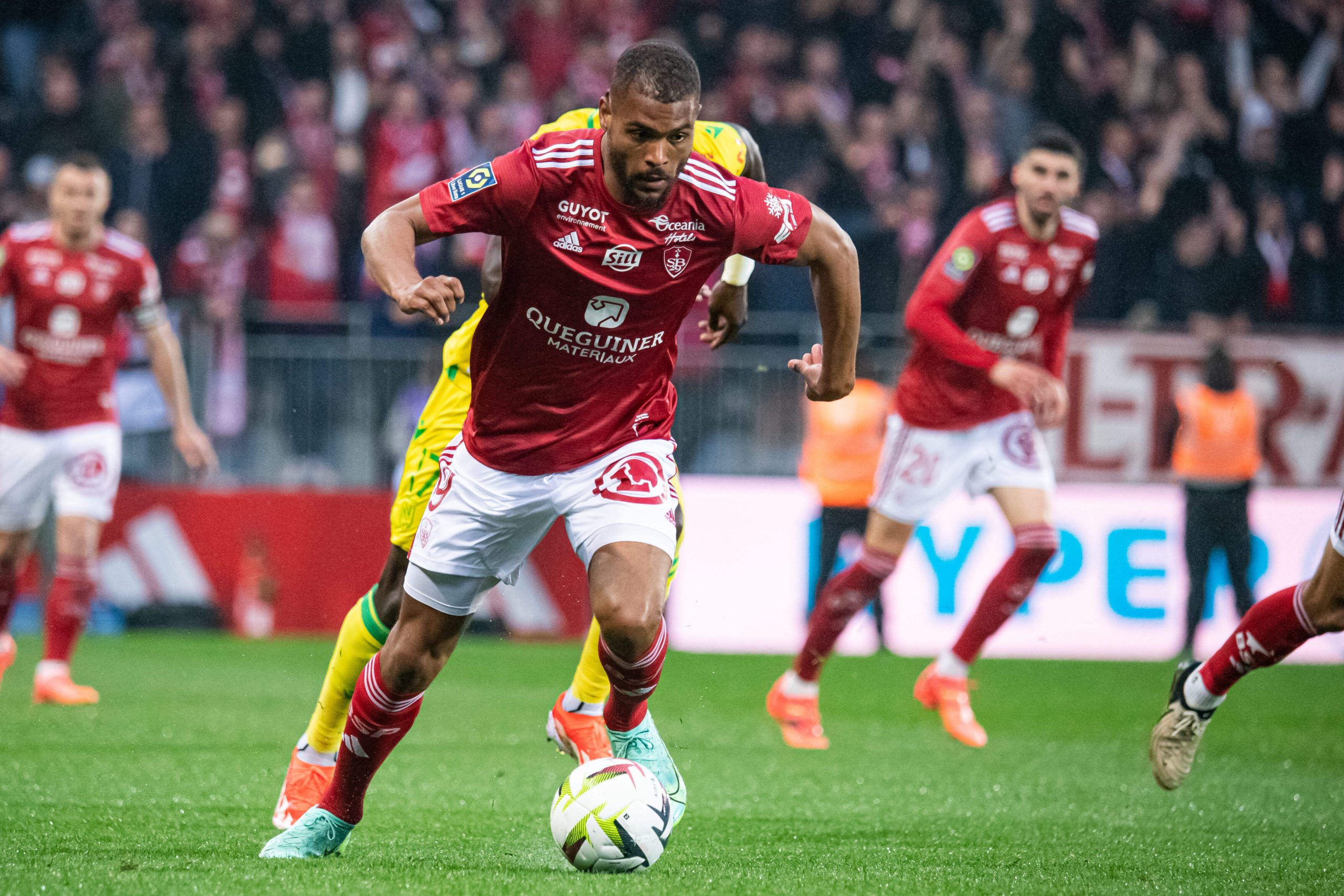 FOOTBALL : Stade Brestois Vs FC Nantes Ligue 1 Journée 32 04/05/2024