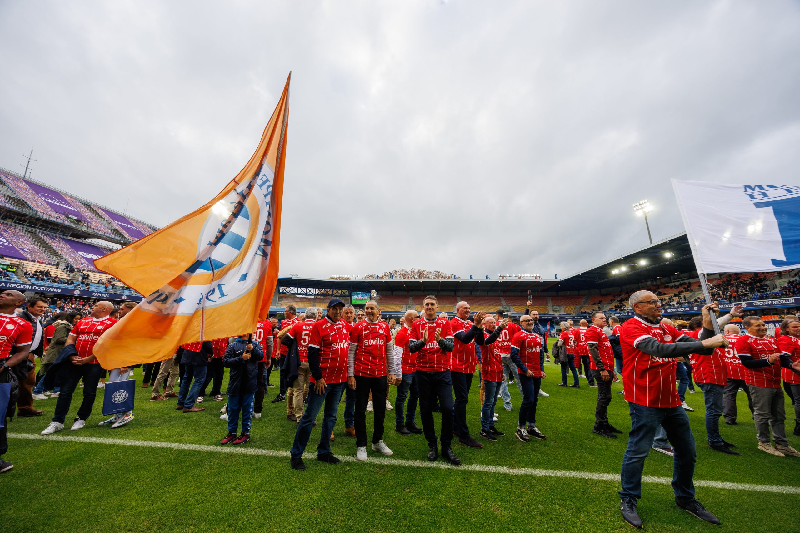 Tour D'Honneur Du Match De Gala Des 50ans Du MHSC