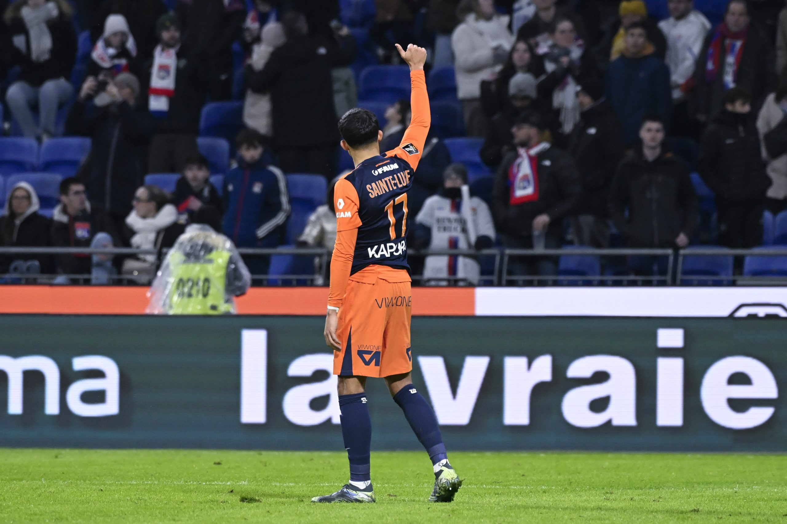 FOOTBALL : Lyon Vs Montpellier Ligue 1 Lyon 04/01/2025