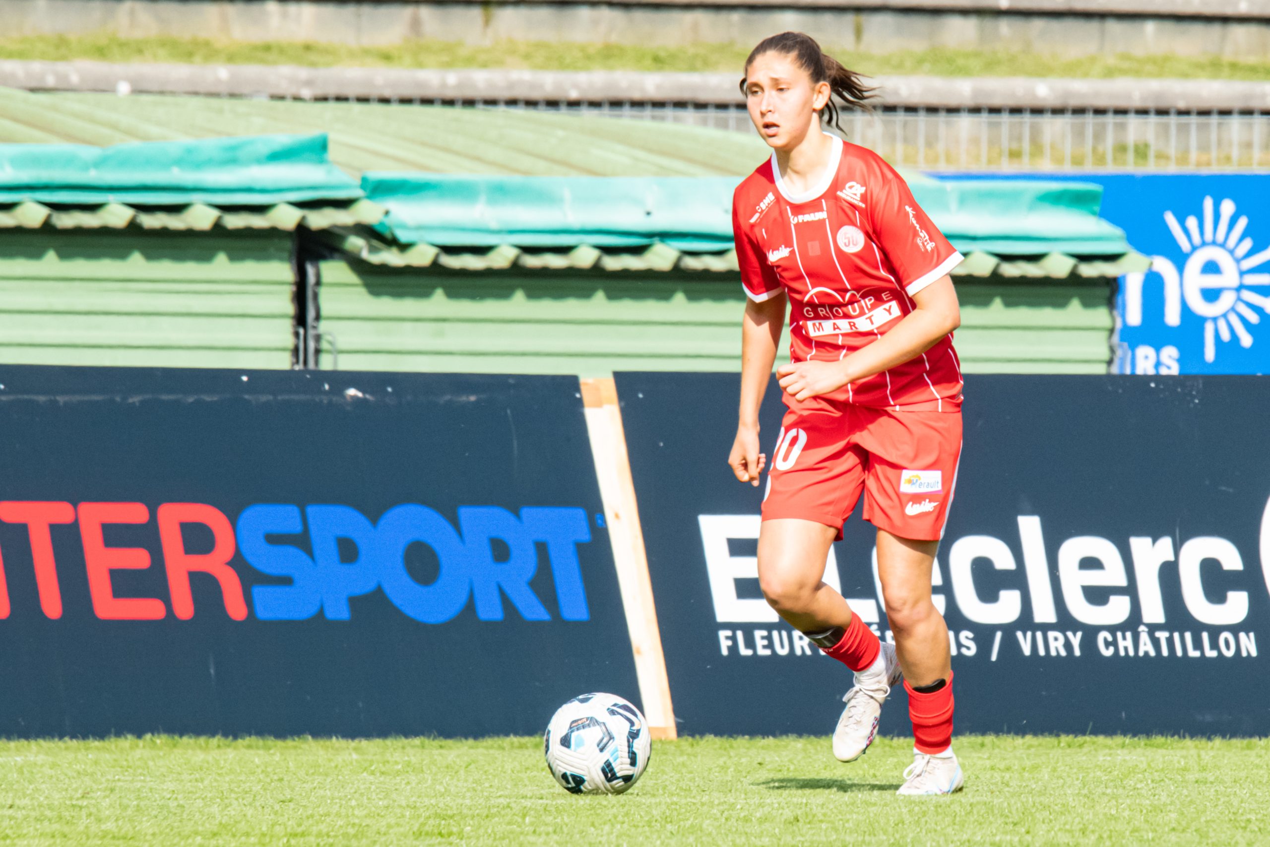 FOOTBALL : Fleury Mérogis Vs Montpellier Herault Sport Club Arkema Première Ligue Journée 22 07/05/2025