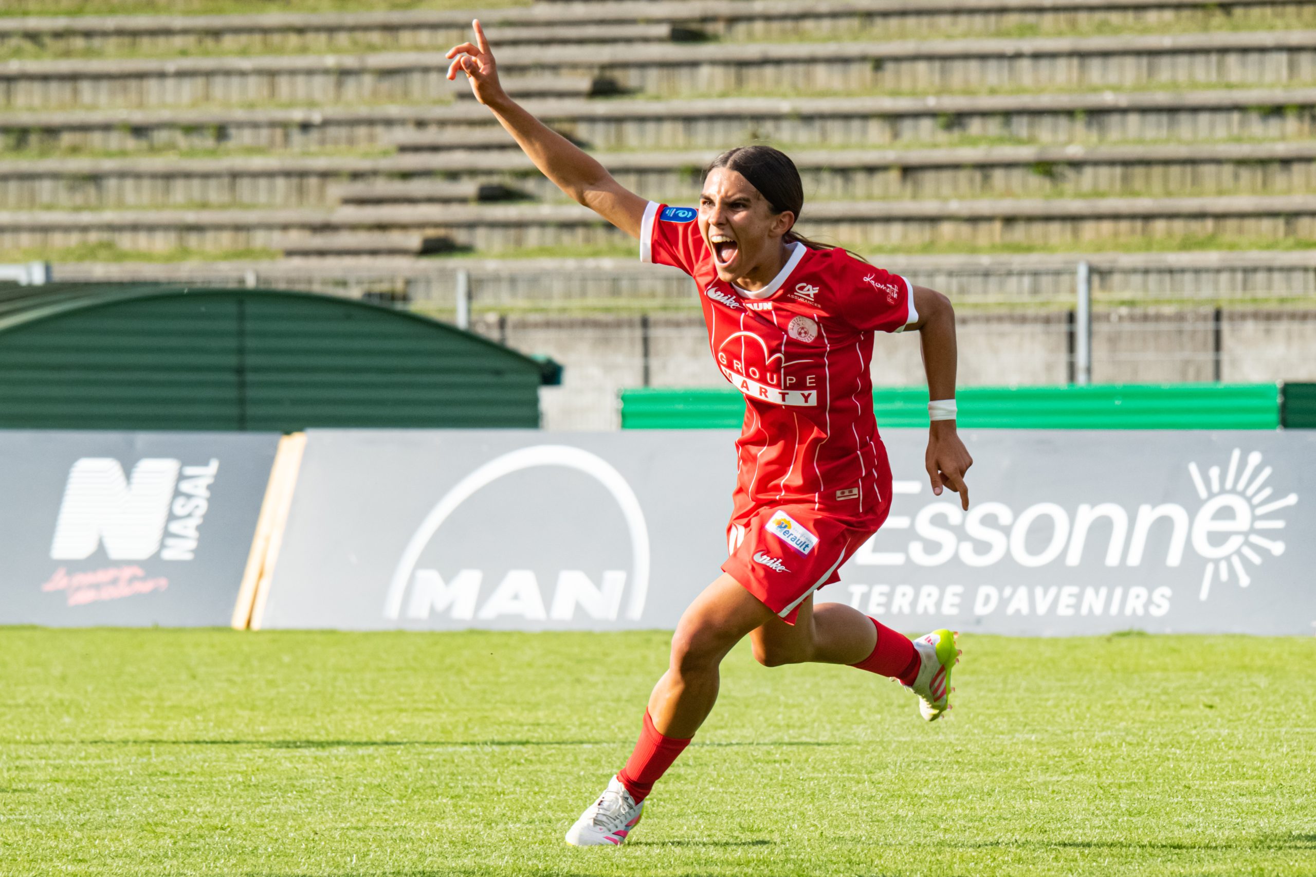 FOOTBALL : Fleury Mérogis Vs Montpellier Herault Sport Club Arkema Première Ligue Journée 22 07/05/2025