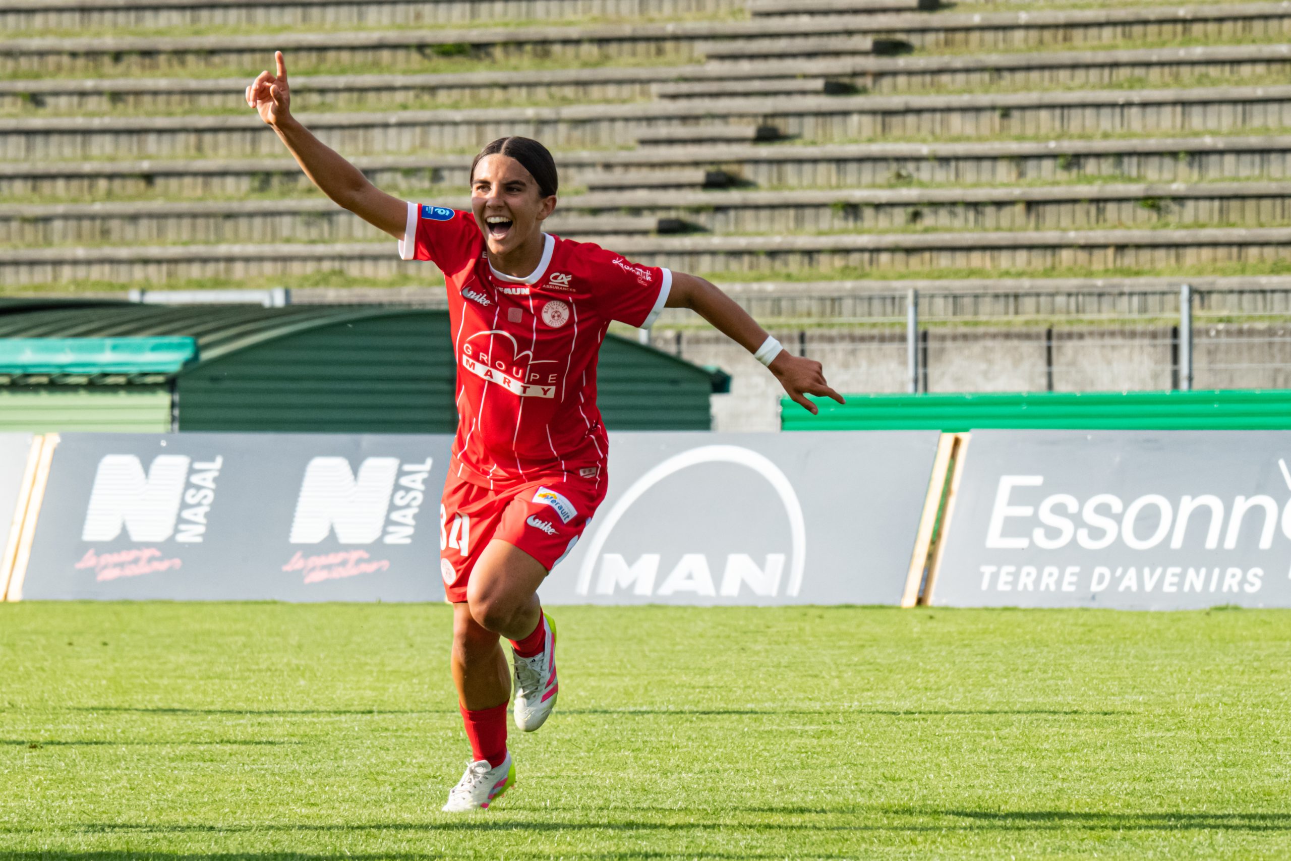 FOOTBALL : Fleury Mérogis Vs Montpellier Herault Sport Club Arkema Première Ligue Journée 22 07/05/2025