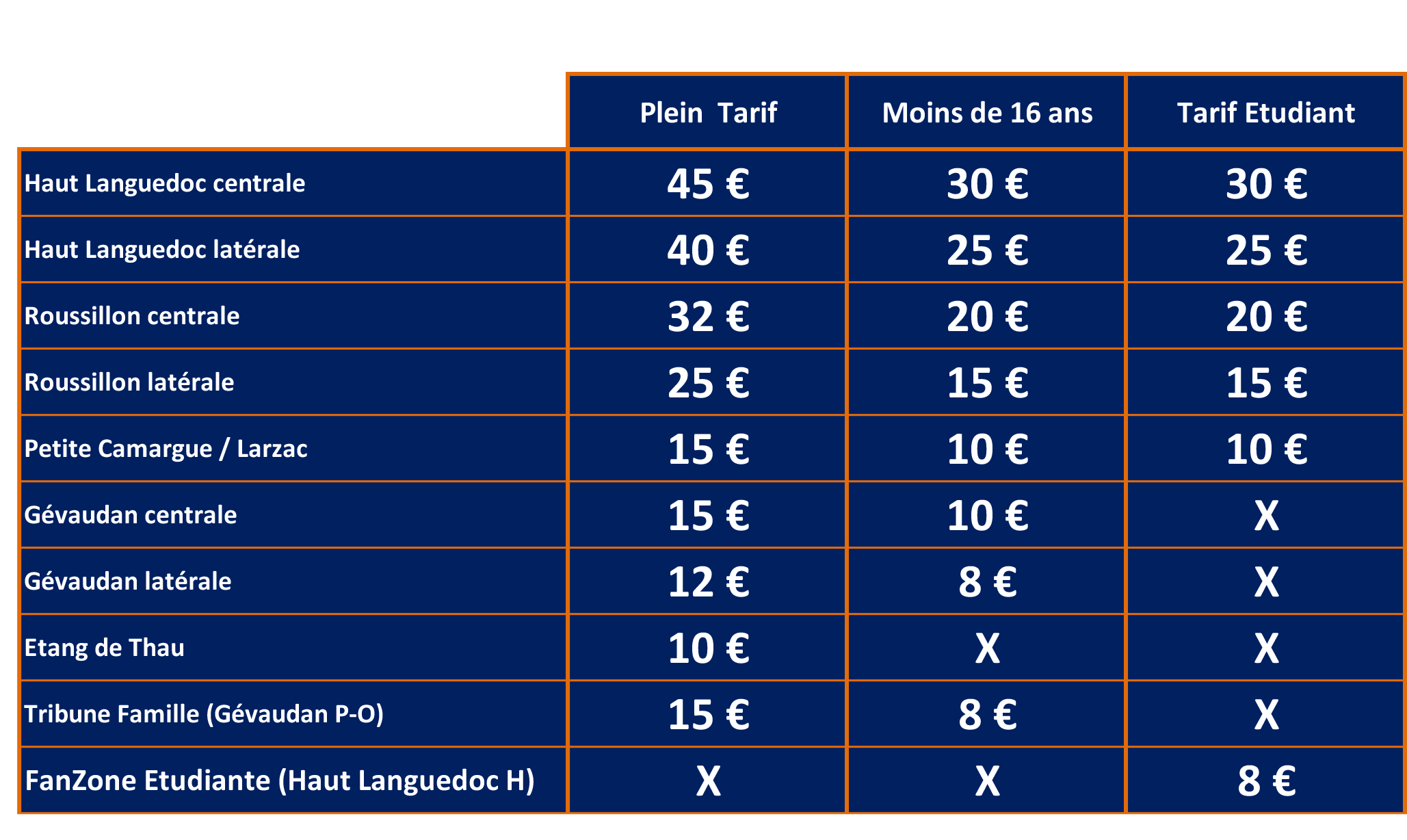 Tarifs Et Location Mhsc Vs Red Star