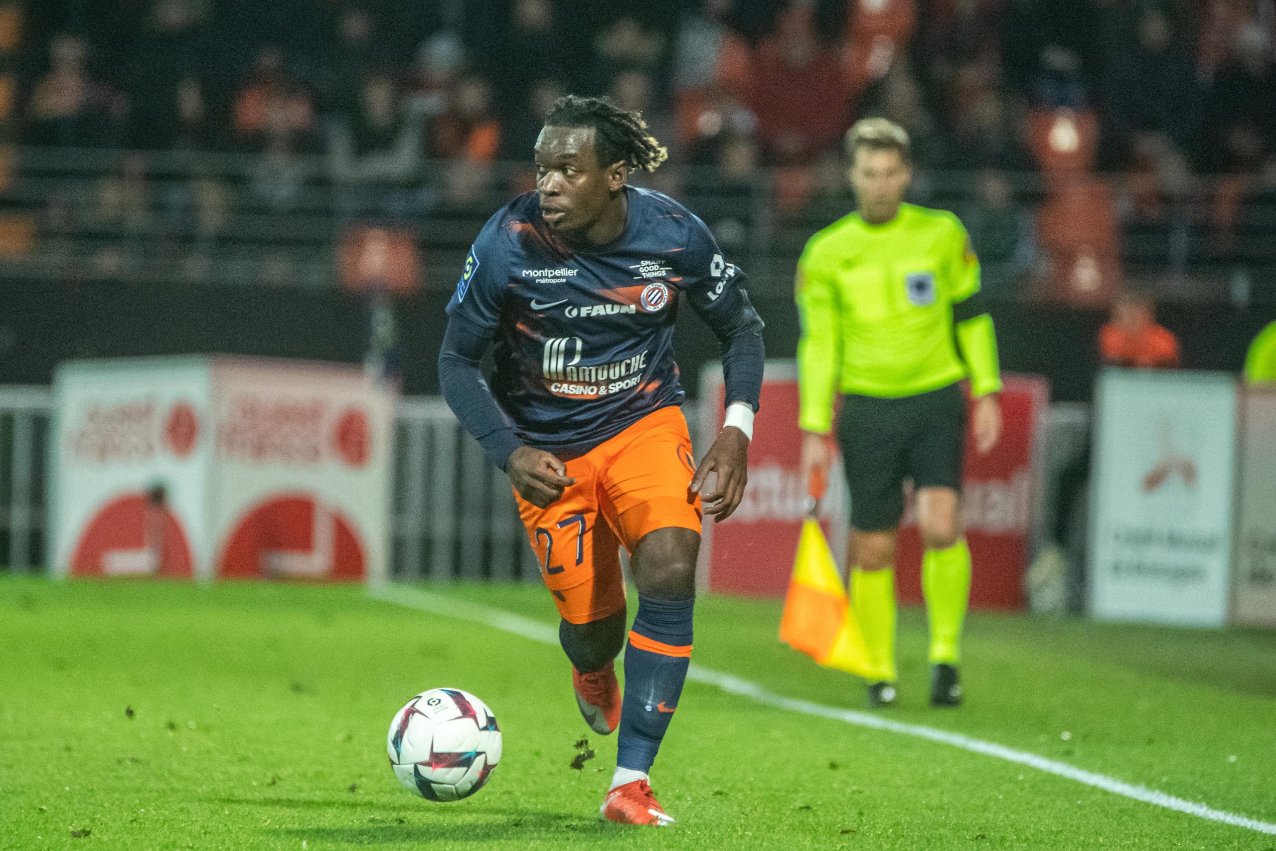FOOTBALL : FC Lorient Vs Montpelier HSC Ligue 1 Journée 16 29/12/2022