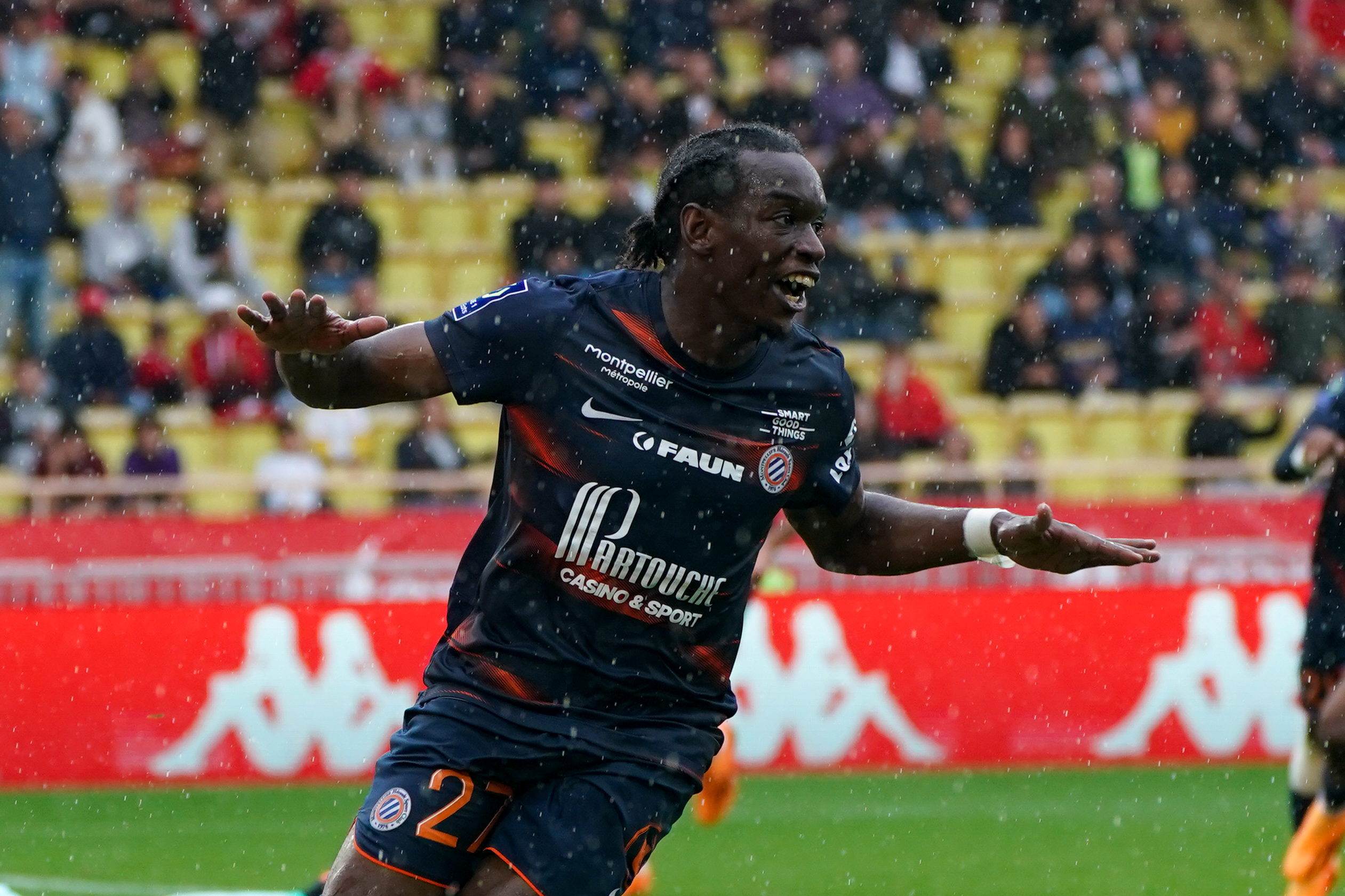 FOOTBALL : AS Monaco Vs Montpellier Ligue 1 Uber Eats Monaco 30/04/2023