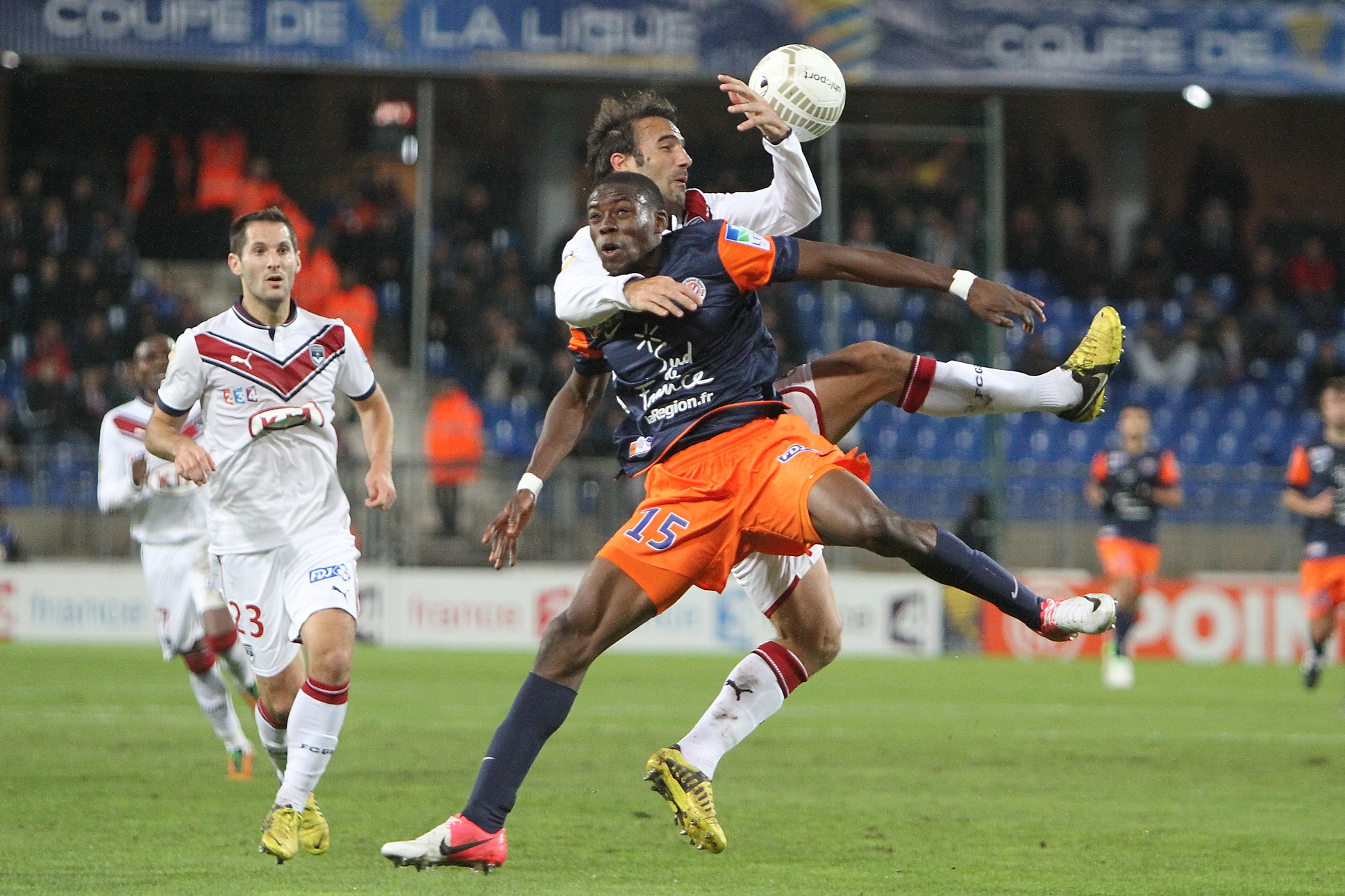 FOOTBALL : Montpellier Vs Bordeaux Coupe De La Ligue 31/10/2012
